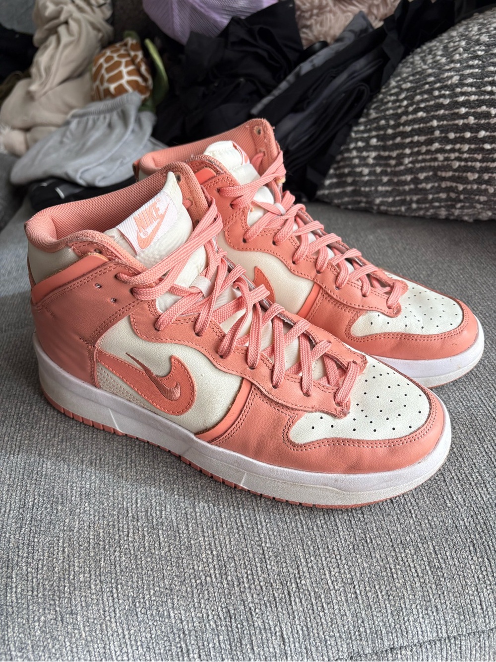 Nike Dunk  High Up in Crimson Bliss